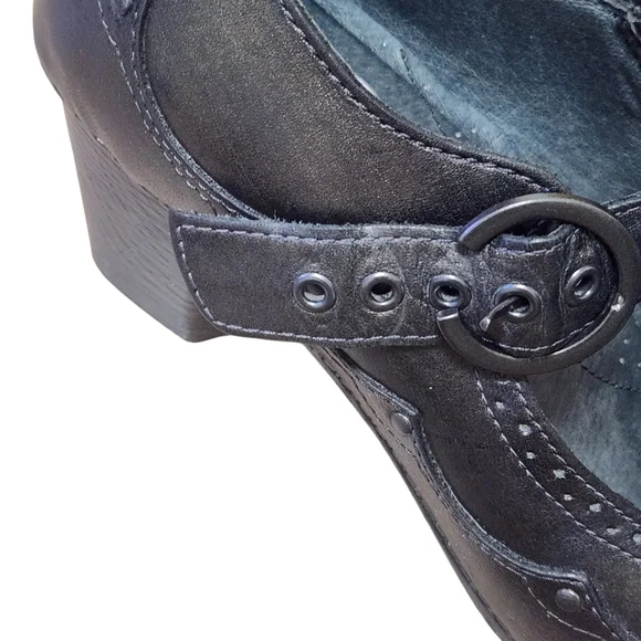 Dansko Nevin Mary Jane Pumps Leather Womens Sz 41/ 10.5-11 Dark  Academia Goth - Picture 11 of 16